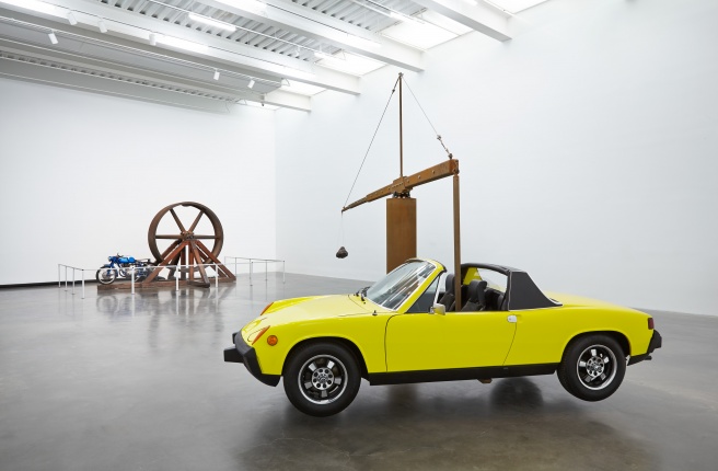 “Chris Burden: Extreme Measures” survey exhibition at the New Museum, New York.