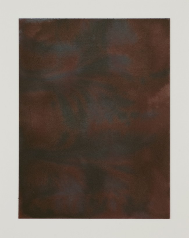 Rebecca Morris, Untitled (#199-12), 2012. Ink and watercolor on paper. 16 1/4 x 12 1/4 inches. Courtesy of Stephen Wirtz Gallery.