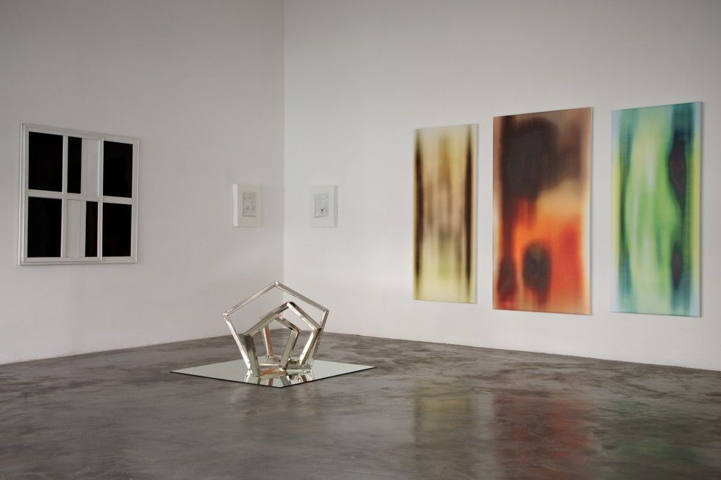 "Installation view of artist William Powhida's exhibit "Bill by Bill" at Charlie James Gallery, April 2013. Image courtesy the artist and Charlie James"