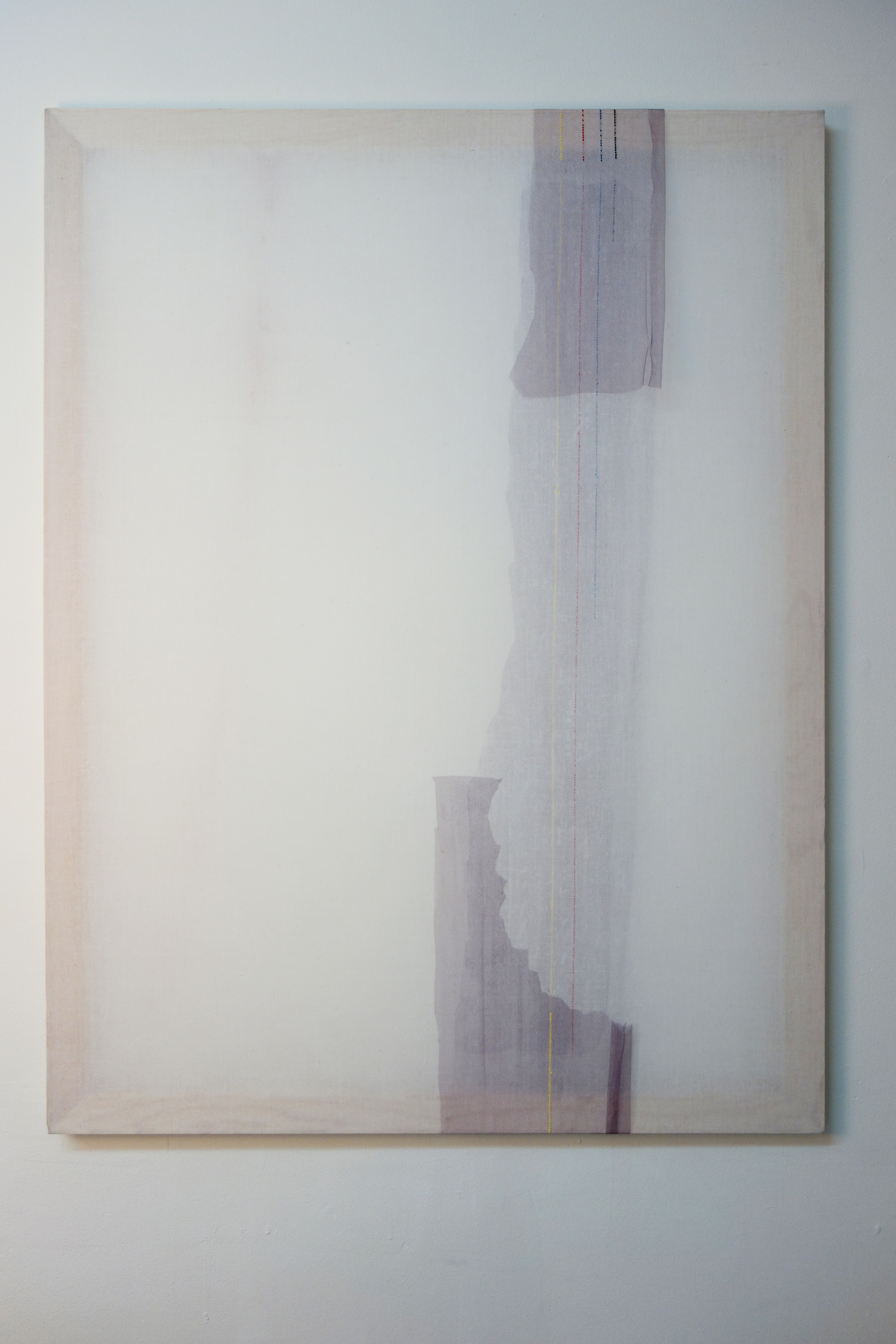 Mitzi Pederson, Untitled, 2013, 31″ x 41″, tulee, acrylic on muslin. Image courtesy of the Et al.