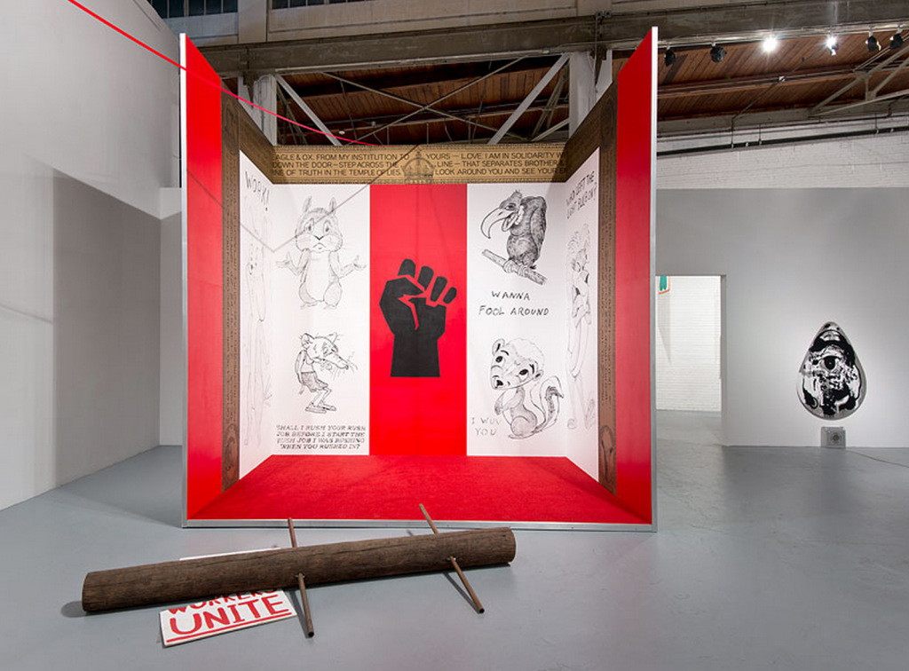 Mike Kelley, "Mike Kelley," installation view. Photo by Brian Forrest. Courtesy of MOCA, Los Angeles.