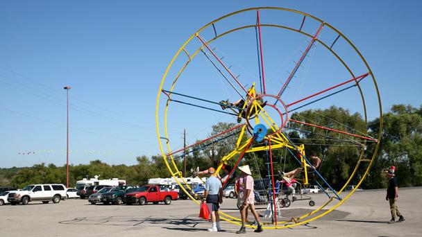 "Star Wheel," a previous construction by Paul Cesewski.