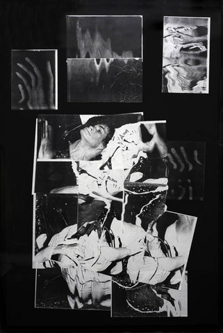 Bruce Conner, ILL JUNE 1987, Photocopy collage, 58“ x 39 1/4”, 1987. Courtesy of Gallery Paule Anglim.