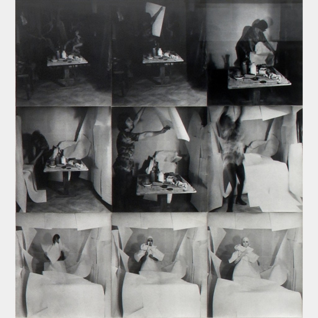 "Towards White," 9 b/w photographs, mounted on paper, 1976-2011. Courtesy the artist and Galerie Barbara Weiss, Berlin.