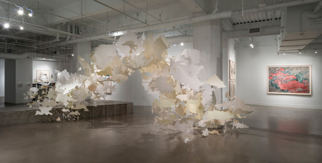 Val Britton, "Passage," 2014, installation view. Courtesy the artist and Gallery Wendi Norris.