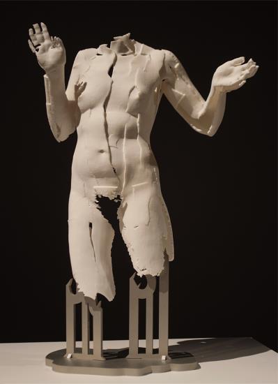 Sophie Kahn, "Période des attitudes passionelles", three dimensional print from laser scan on aluminium base, 46 x 31 x 17 cm. (18 1/8 x 12 1/4 x 6 3/4 in.), 2014. Courtesy of Phillips.