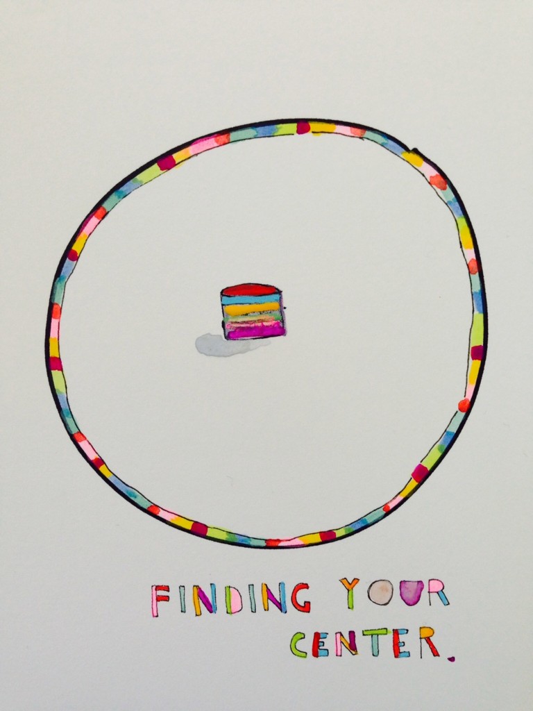 Leah Rosenberg, "Finding Your Center." Courtesy of the artist.