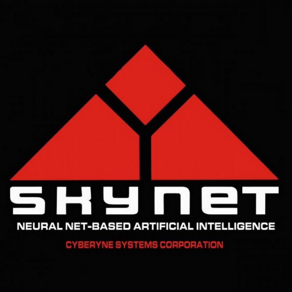 Skynet, self-aware artificial intelligence system featured in the Terminator series. "Skynet's operations are almost exclusively performed by war-machines, cyborgs (usually a Terminator), and other computer systems, with the goal of exterminating the human race." Courtesy of Wikipedia.