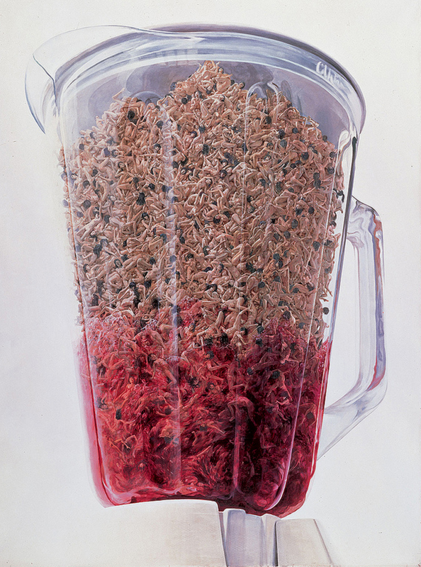 Makoto Aida, "Blender," 2001. Acrylic on canvas, 290 x 210.5 cm. TAKAHASHI collection, Tokyo. Courtesy of the artist.