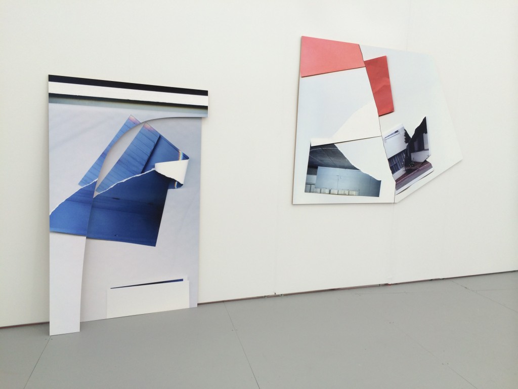 Kate Bonner at Luis De Jesus (Los Angeles). From left to right Out of another one, 2014; An effect like fast forwarding, 2014.