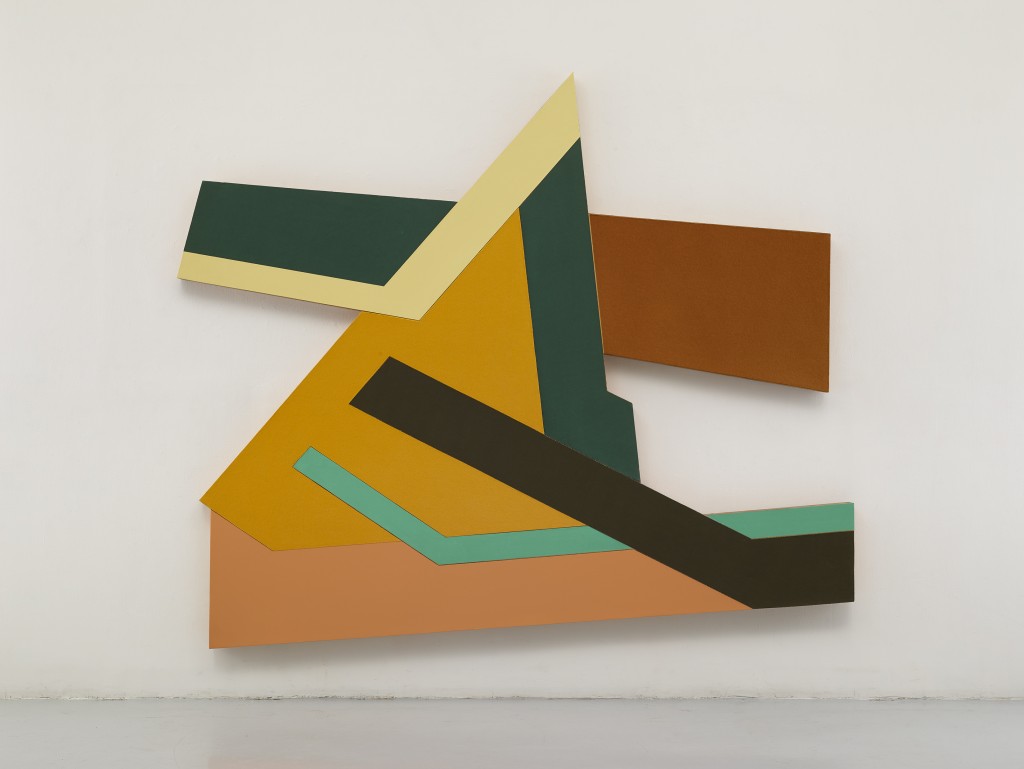 Frank Stella at Van Doren Waxter, Raków II, 1971. Courtesy Frank Stella, Van Doren Waxter, and Art Basel.