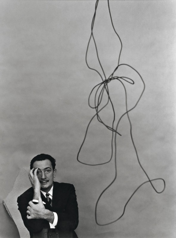 Arnold Newman, portrait of Salvador Dalí. Courtesy of the Internet.