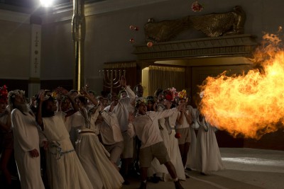 Yael Bartana, Inferno, 2013. RED camera transferred onto HD, 18 minutes. Courtesy of Petzel Gallery.