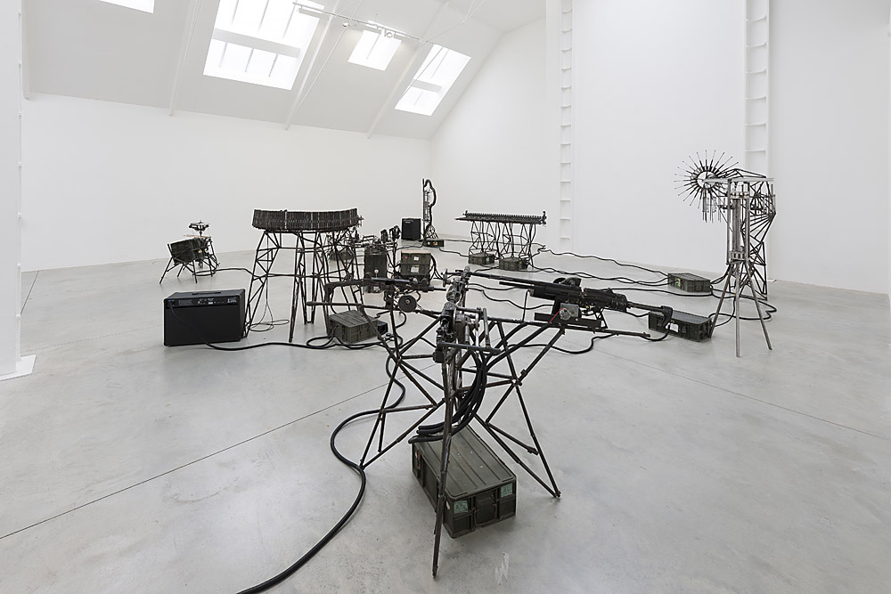 Disarm, 2013. Instruments made from de-commissioned weapons, Lisson Gallery, London, 2013. Courtesy of the artist and Lisson Gallery, London.