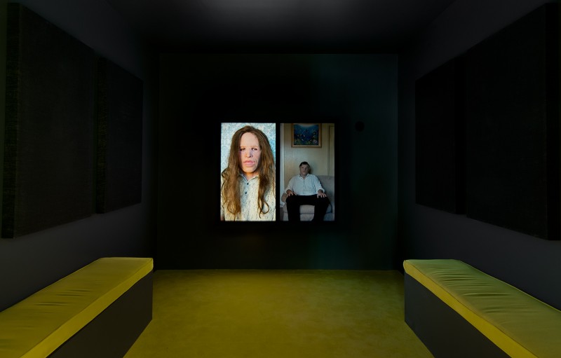 Gillian Wearing, "Fear and Loathing," 2014, installation view. Courtesy Regen Projects