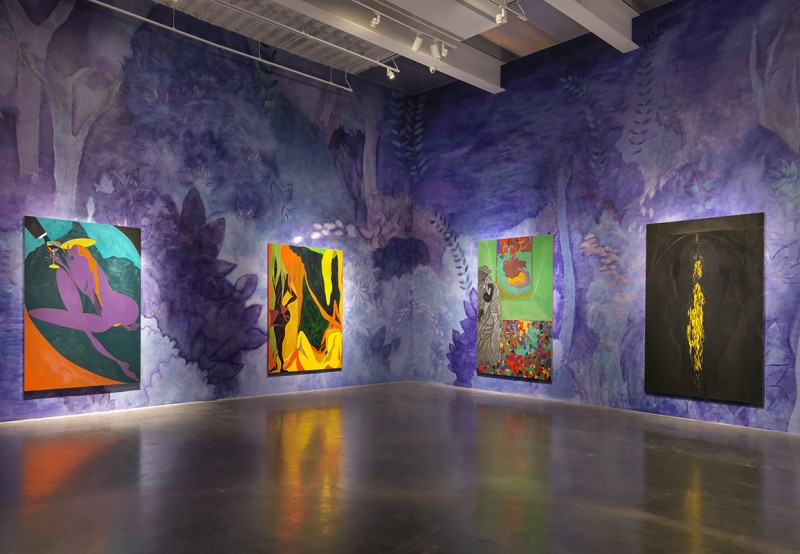 Chris Ofili, Installation Images at the Fourth Floor, The New Museum. Photo Courtesy of The New Museum