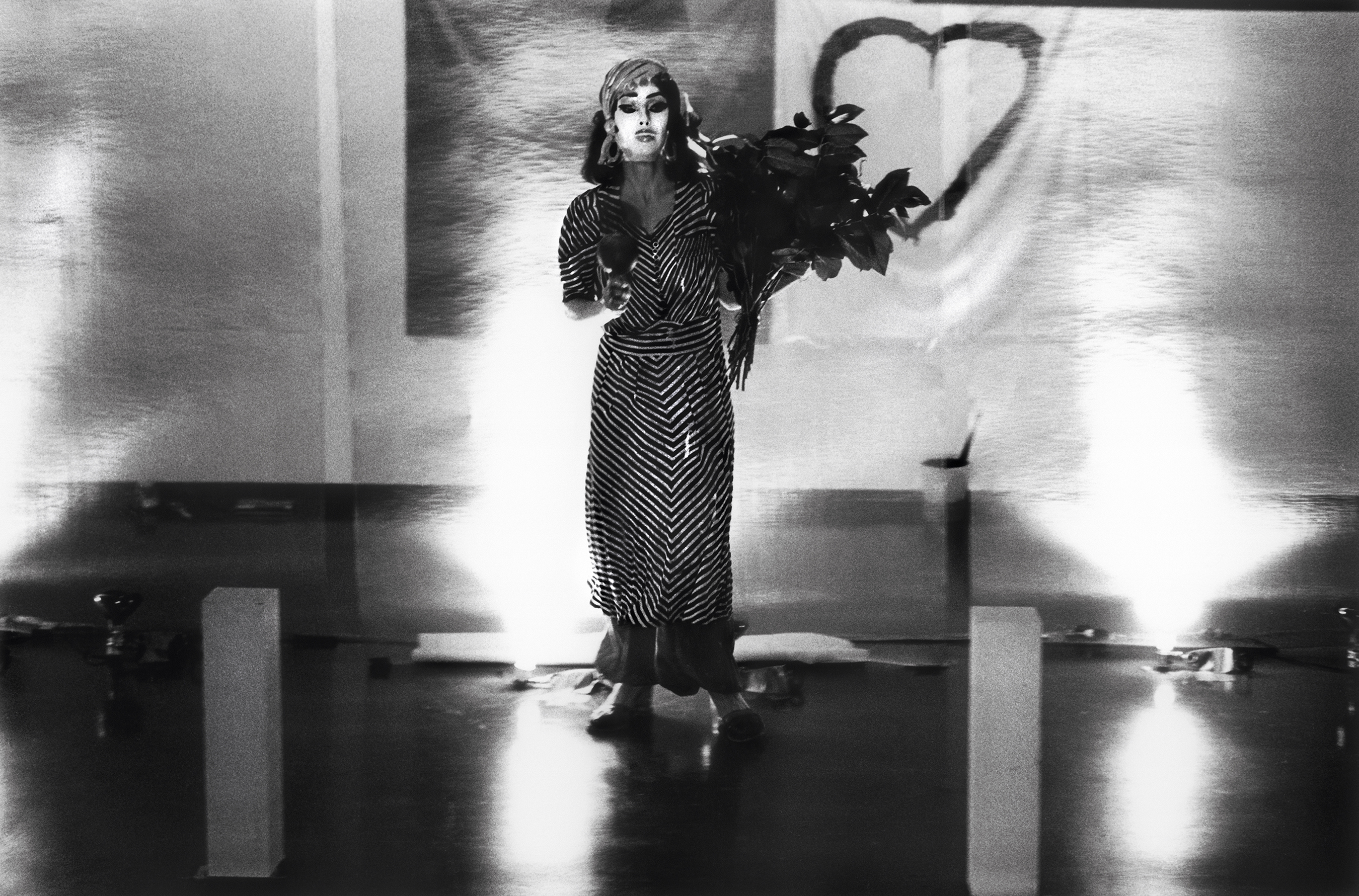 Marion Gray, Joan Jonas, “The Juniper Tree,” 1979, printed 2010. Archival pigment print. Courtesy of the artist. © Marion Gray. Courtesy of the Oakland Museum of California.