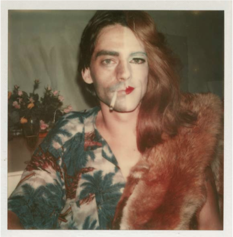 S-he, 1973-74. Auto polaroid. Courtesy of the artist.
