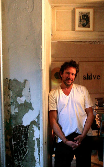 Richard Hell in his New York City apartment, 2014. Photograph by Dean Dempsey.