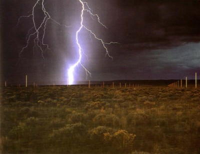 Walter De Maria, The Lightning Field, 1977.