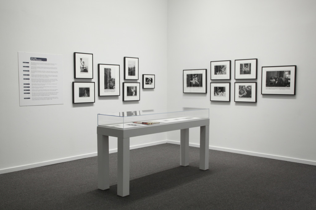 Installation view of “We Are Continually Exposed to the Flashbulb of Death” The Photographs of Allen Ginsberg (1953–1996). Courtesy of Presentation House Gallery