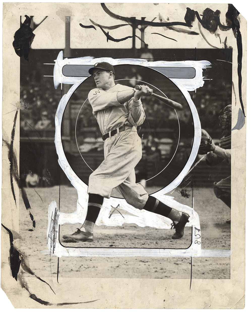 Photographer Unknown, Press photo: baseball, 1930s-1940s. Courtesy Pier 24 Photography, San Francisco.