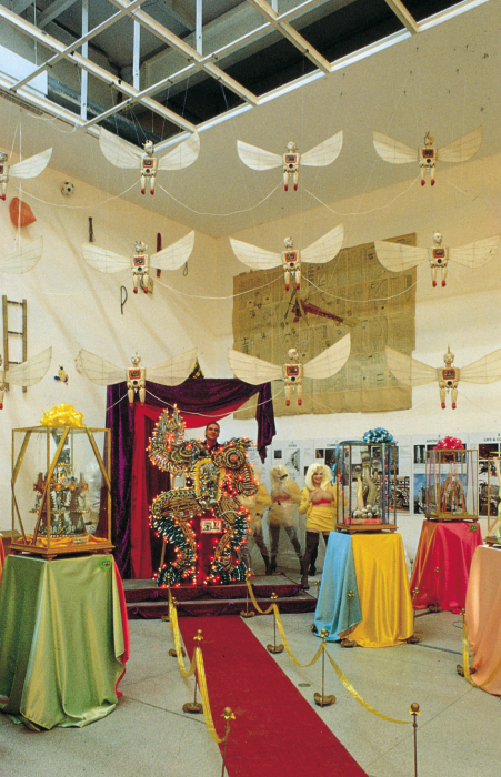 Installation view, "Cities on the Move," Vienna Secession, 1997. Curated by Hou Hanru and Hans Ulrich Obrist.