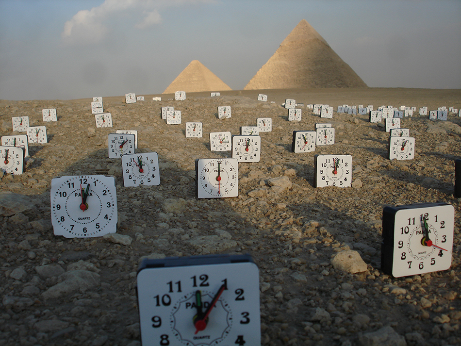 Tania Candiani, Sobre el Tiempo, 2007. La Salada Desert, Baja California, Mexico. Single channel video. Courtesy of the artist.