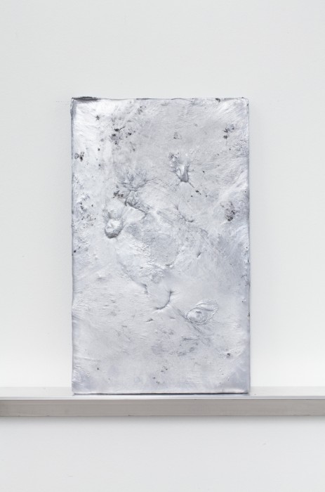 Plate 4, 2014. Aluminum. 20 x 12 x 0.75 inches. Courtesy of the artist.