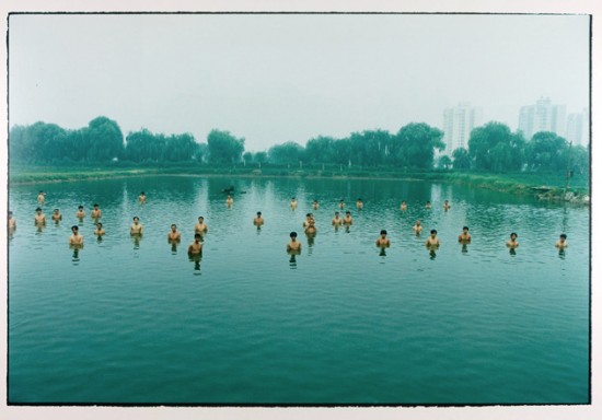 Zhang Huan, To Raise The Water Level in a Fishpond (Distant), 1997. C-print on fuji archival paper, edition 2 of 15. © Zhang Huan. Courtesy of the Rubell Family Collection and the Asian Art Museum.