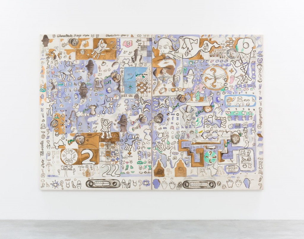 Suellen Rocca, Chocolate Chip Cookie, 1965. Oil on canvas, Each: 84 x 60 inches. Courtesy of Matthew Marks Gallery.