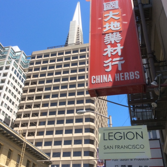 Legion Gallery in the shadow of the Transamerica building. Photo by John Held, Jr.