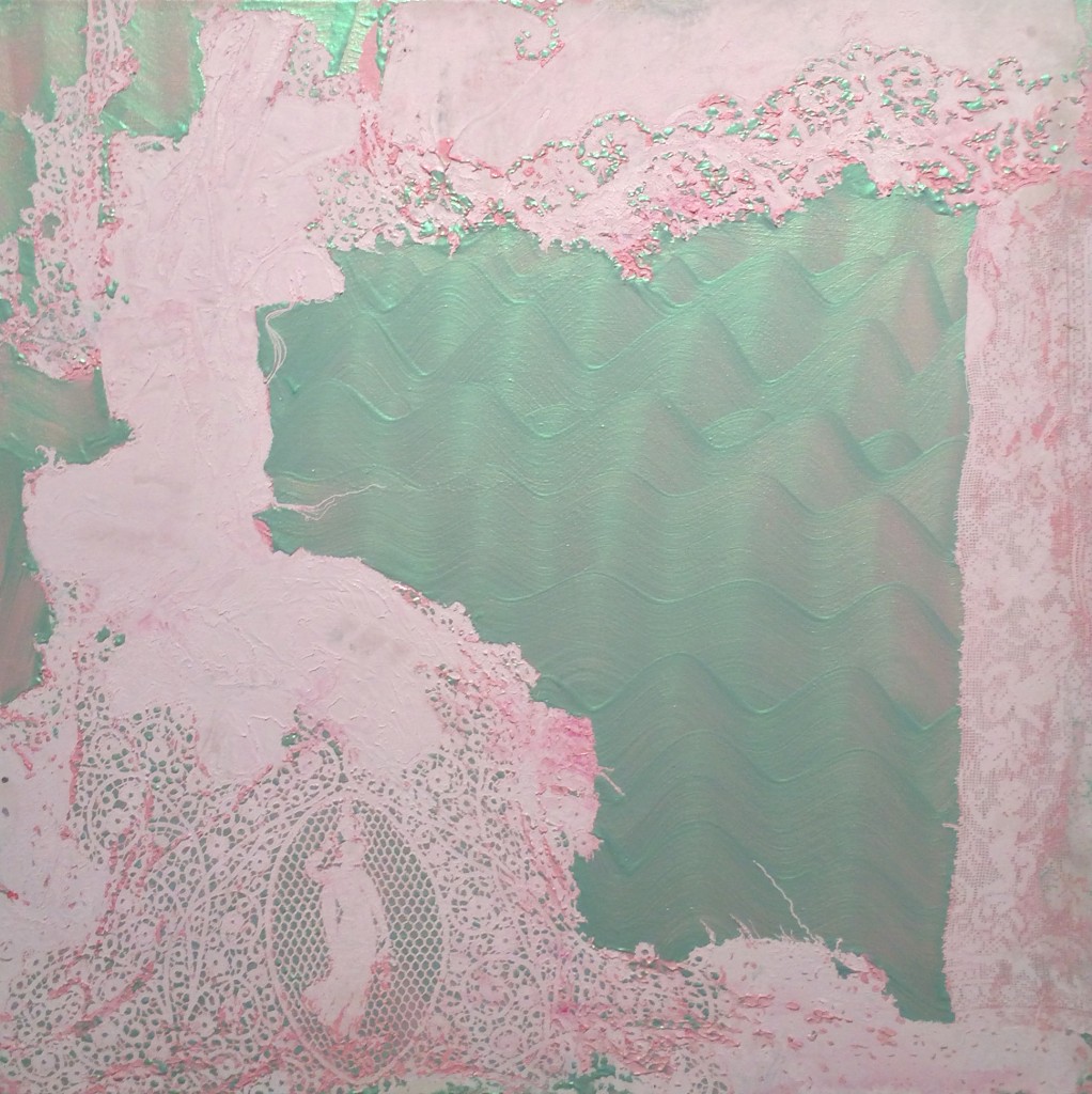 Mark Flood "North Boulevard Arbor", 2015 Acrylic on Canvas 32x32 inches