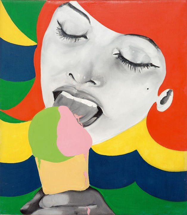 Evelyne Axell, Ice Cream, 1964. Collection of Serge Goisse, Belgium; © 2014 Artists Rights Society (ARS), New York / ADAGP, Paris.