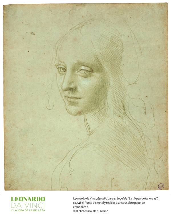 Leonardo da Vinci Study for the angel in The Virgin of the Rocks 1483 Once called the most beautiful drawing in the world Copyright Biblioteca Real Turin 