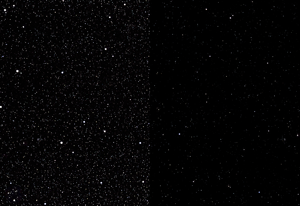 Andrea Galvani. "The End [Action #9]," 2015. Installation detail, 2 of 100 unique photographs mounted on black painted MDF, dimensions variable. Courtesy of the artist and Marso Galería, México City