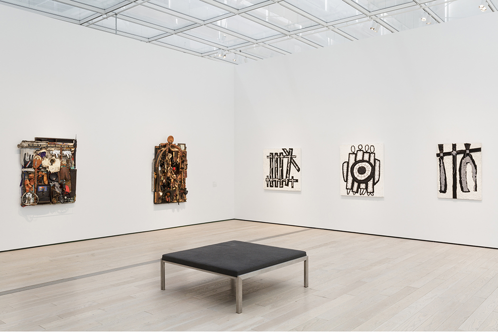 Installation photo of the exhibition "Noah Purifoy: Junk Dada" at the Los Angeles County Museum of Art. June 07- September 27, 2015. ©Noah Purifoy Foundation. Photo © Museum Associates/LACMA