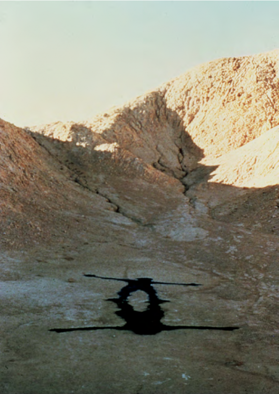 Man and the Mountain #1, 1978. Death Valley, California. Courtesy of the artist and Kohn Gallery.