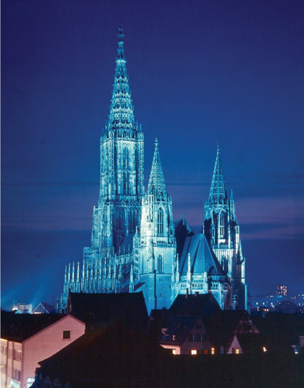 Ulm Minster in Ulm, Germany. Tallest building in the world from 1890 to 1901. Courtesy of the Internet.
