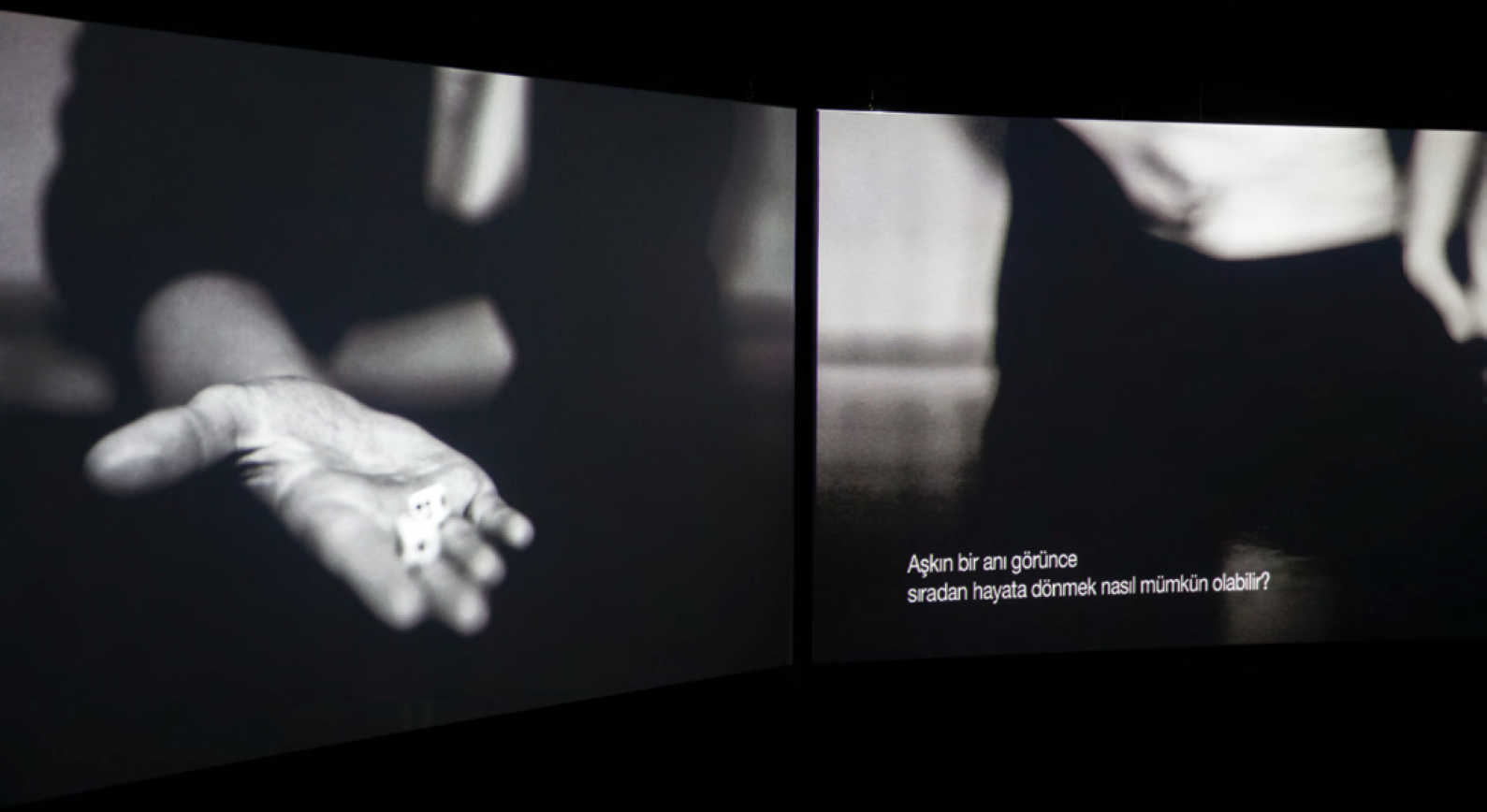 Didem Pekün, Of Dice and Men, 2011. Video Loop, 29 minutes. Courtesy of SALT and the artist. Photography by Baris Dogrusoz.