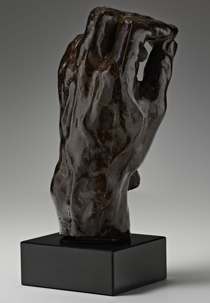 Auguste Rodin, Study for Left Hand of Eustache de St. Pierre, c. 1886. Bronze. Gift of the Iris and B. Gerald Cantor Collection, 1998.359. Courtesy of the Cantor Arts Center.