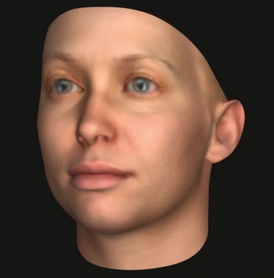 Heather Dewey-Hagborg’s forensic DNA phenotype of Chelsea Manning. Courtesy of the Internet.