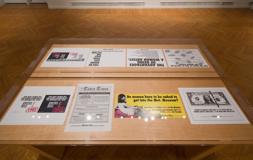 Guerrilla Girls, various posters from 1985-present. Collection Mills College Art Museum 