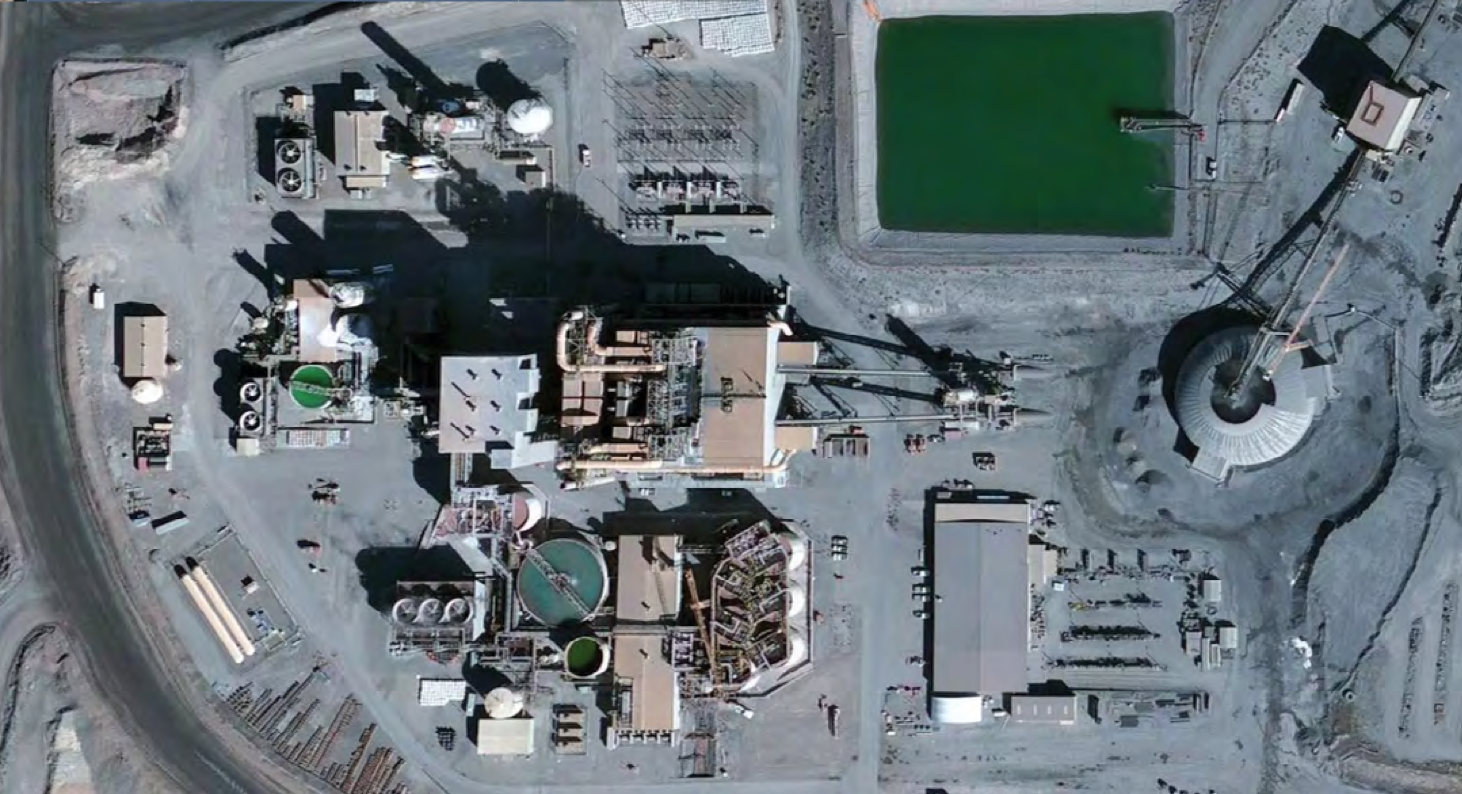 Newmont gold mine outside of Elko, NV. Courtesy of Mapbox and Digital Globe.