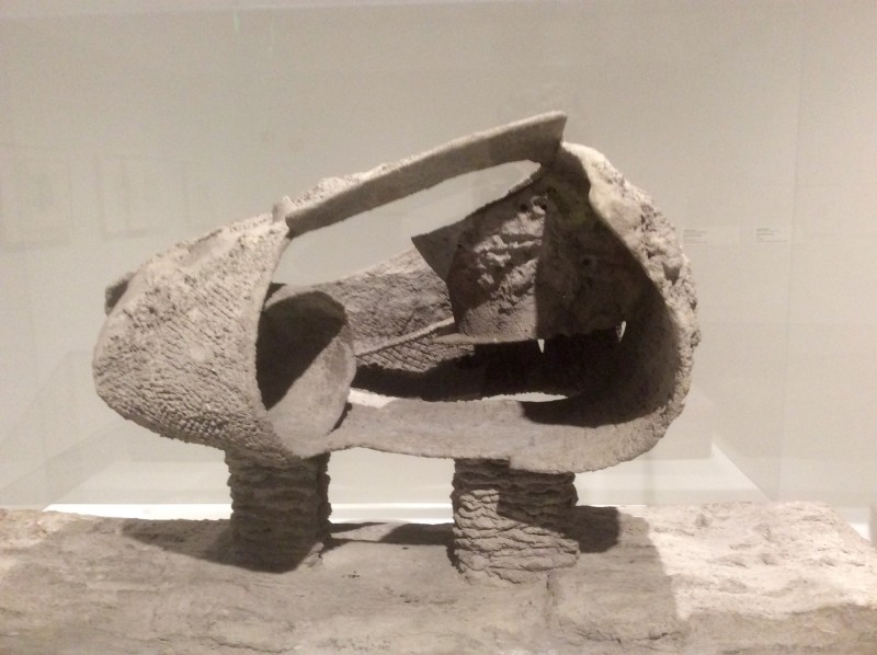 Frederick Kiesler, Model of Endless House, 1959. Cement and wire mesh. Collection of Gertraud and Dieter Bogner, Vienna, Austria. Photo credit John Held, Jr.