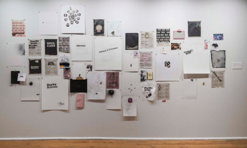 Installation view, Everything, Everyday: Artists in Residence 2014–15 at the Studio Museum in Harlem, 2015. Courtesy of the artist and the Studio Museum in Harlem. Installation view, Superfecta at Charlie James Gallery, Los Angeles, 2016. Courtesy of the artist and Charlie James Gallery.