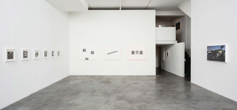 Sadie Barnette, installation view from the exhibition, Superfecta, Charlie James Gallery, January 2 - February 20, 2016. Courtesy Charlie James Gallery