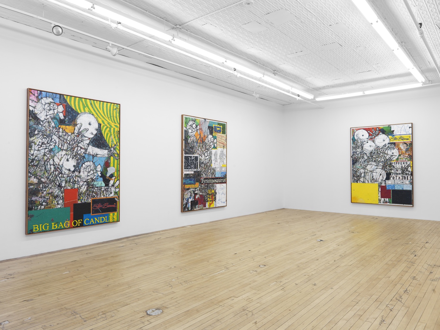 Installation view, Hills & Dales, Zachary Armstrong at Feuer/Mesler, New York, 2016. Courtesy of Feuer/Mesler.