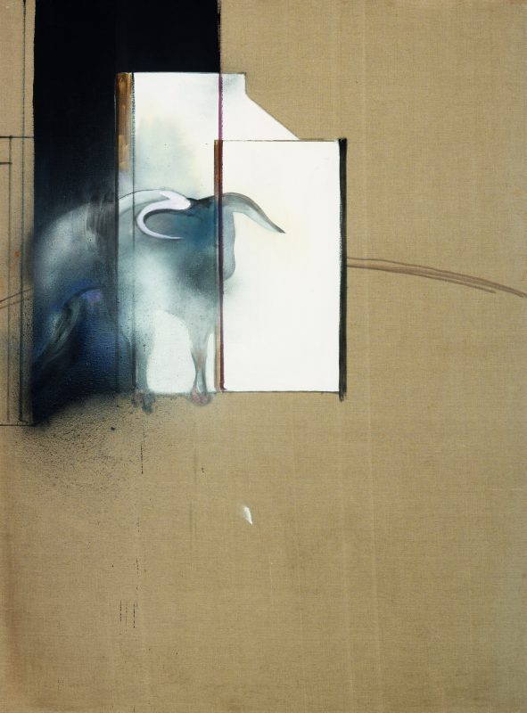 Francis Bacon, Study of a Bull, 1991. Oil on canvas 198 x 147,5 cm. Private Collection © The Estate of Francis Bacon. All rights reserved, DACS 2016. Photo: Prudence Cuming Associates Ltd