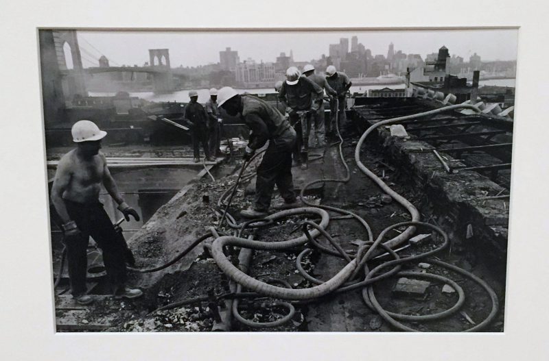 Danny Lyon, Roof, 80 Beekman Street, New York, 1967. Gelatin silver print, 20.6 x 30.7 cm (8 1/18 x 12 1/8 in.) Collection of Melissa Schiff Soros and Robert Soros 